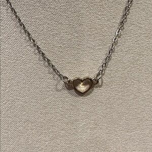 Harriet Ave Jewels Silver Heart Necklace